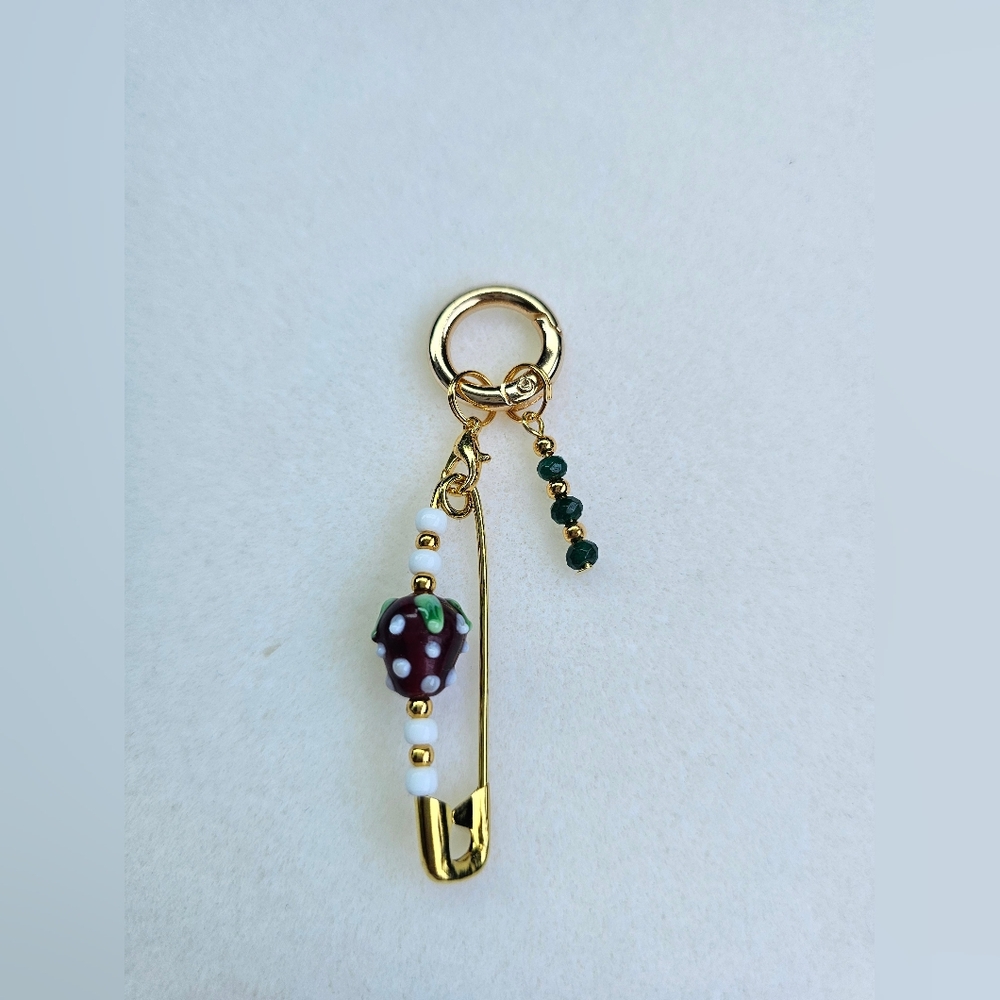 Bohemian Trinkets Summer Strawberry Bag Charm